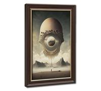 Bareronor Surrealist Towering Islands Poster Canvas Poster Bedroom Decor Landscape Office Room Decor Gift 24" L X 36" W