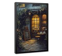 Bareronor The Old Tea Room Art Canvas Poster Bedroom Decor Landscape Office Room Decor Gift 16" L X 24" W