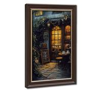 Bareronor The Old Tea Room Art Canvas Poster Bedroom Decor Landscape Office Room Decor Gift 8" L X 12" W