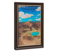 Bareronor Tongariro National Park Canvas Poster Bedroom Decor Landscape Office Room Decor Gift 20" L X 30" W