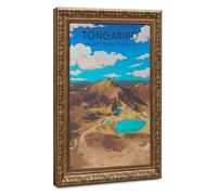 Bareronor Tongariro National Park Canvas Poster Bedroom Decor Landscape Office Room Decor Gift 20" L X 30" W