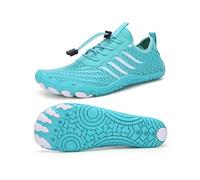 BareStep Active Barefoot Shoes Grounded Footwear Women Men Breathable Comfortable Slip on Hiking Water Shoes, Blue, 12.5 Women/11.5 Men