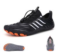 BareStep Active Shoes Men, Bareway Minimalist Shoe, Men Women Slip On Shoes Minimalist Barefoot Shoes (Black,42)