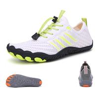 BareStep Active Shoes Men, Bareway Minimalist Shoe, Men Women Slip On Shoes Minimalist Barefoot Shoes (White,43)