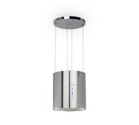 Barett island hood Ø35cm recirculation 558 m³/h LED activated charcoal filter