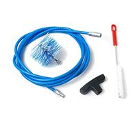 Baretto Kit 3 Metres - 80mm Nylon Pellet Brush - Cleaning Kit for Pellet Stove with Pipes, Flue Pipe with Curves