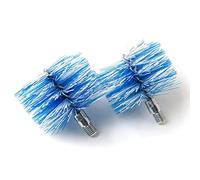BARETTO Replacement Brush for Pellet Stove Cleaning Kit - 2 Standard Nylon Brushes 80 mm