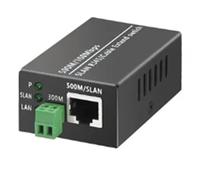 Barfeery 1Pcs Ethernet IP Extender over Coax HD Network Kit EoC Coaxial Cable Transmission Extender for Security CCTV Cameras Easy to Use (A)