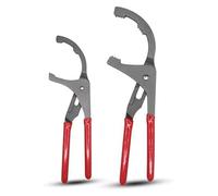 Barfeery 2 Piece Oil Filter Wrench Set,9In & 12In Oil Filter Pliers Oil Filter Removal Tools As Shown Metal for Most Cars,Trucks,Engine Filters