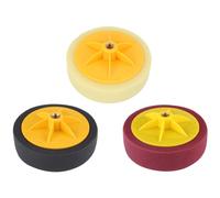 Barfeery 3 Pcs 6 Inch/15Cm Car Polishing Waxing Pad Sponge M14 Wheel Polishing Waxing Pad Kit Tool for Car Polisher