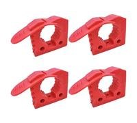 Barfeery 4PCS Rubber Clamp Shovel Holder Quick-Release Clamp Mount Bracket for Off-Road Vehicles Hunting Truck Trailer 30-40mm