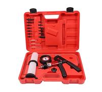 Barfeery Black Hand-Held Vacuum Pump Metal Hand-Held Vacuum Pump Auto Diagnostic-Tool,Car Auto Handheld Vacuum Pump Brake Bleeder Adaptor Fluid Reservoir Oil Tester Tools Kit