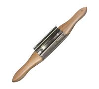 Barfeery Buffing Wheel Rake Cleaning Tool for Polishing Wheel Compound with Beech Wood Handle & 4 Rows of Metal Teeth Rake