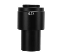 Barfeery Microscope Eyepiece 0.5X C Mount Microscope Camera Adapter Lens 28mm for Industry Microscope Camera Eyepiece Lens Easy Install