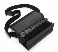 Barfeery Multi Pockets Coin Storage Bag Coin Storage Bag 8 Slots Coin Holder Dispenser Driver Waist Wallet Purse for Cash Coins Organizer Safe