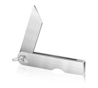 Barfeery Sliding T-Bevel Gauge Protractor 4 Inch Mini Bevels Angle Adjustable Carpenter Bevels Finder for Woodworking