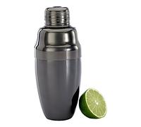 Barfly 3-Piece Heavy Duty Cocktail Shaker Set, Stainless Steel, Black, 9.7 x 9.1 x 14.8 cm