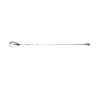 Barfly Bar Spoon Cocktail Stirrer 33 cm Sugar Skull End Stainless Steel
