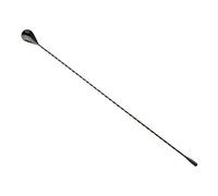 Barfly Bar Spoon Cocktail Stirrer 50 cm Teardrop End Gun Metal Black
