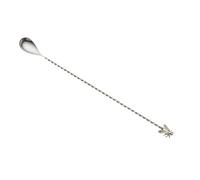 Barfly Bar Spoon Fly End, Stainless Steel, Stainless, 28.5 x 2.5 x 1.3 cm