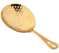 Barfly Premium Julep Strainer, Gold Plated, Stainless Steel, 16.51 x 7.94 x 2.54 cm