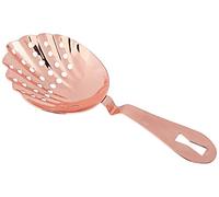 Barfly Barfly Premium Scalloped Julep Strainer, Stainless Steel, Copper