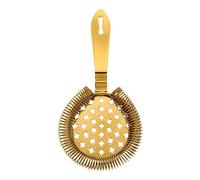 Barfly Classic Hawthorne Spring Bar Strainer, Stainless Steel, Gold, 17.7 x 8.5 x 2.8 cm