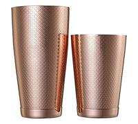 Barfly Diamond Lattice Shaker Set, Copper Plated
