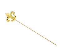 Barfly Fleur De Lis Picks, Set of 12, Gold Plated