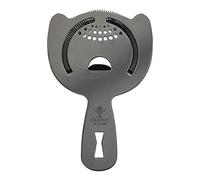 Barfly Heavy Duty Spring Bar Strainer, Stainless Steel, Black, 18.1 x 9.1 x 1.3 cm