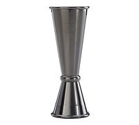 Barfly Japanese Style Jigger, Stainless Steel, Black, 4.9 x 4.9 x 12.1 cm M37005BK