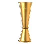 Barfly Japanese Style Jigger, Stainless Steel, Gold, 1 oz x 2 oz