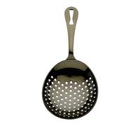 Barfly Julep Strainer, Stainless Steel, Black, 15.7 x 7.3 x 1.9 cm