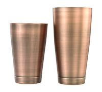 Barfly M37009ACP Cocktail Tin, Set (18 oz and 28 oz), Antique Copper