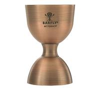 Barfly M37098ACP Heavy-Duty Straight Rim Bell Jigger, 18/8 Stainless Steel, Antique Copper