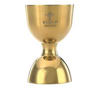 Barfly M37098GD Heavy-Duty Straight Rim Bell Jigger, 25 ml x 50 ml, Gold
