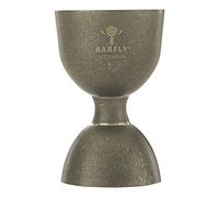 Barfly M37098VN Heavy-Duty Straight Rim Bell Jigger, Stainless Steel, 50 milliliters, Vintage