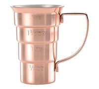Barfly M37108CP Drink Jigger, 2 oz, Copper w/Handle