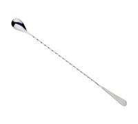Barfly M37204 13.2-inch Bar Spoon Stainless Diamond Lattice, 18/8 Stainless Steel