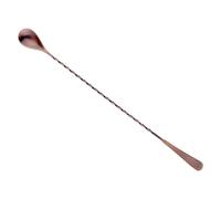 Barfly M37204ACP 13.2-inch Bar Spoon Antique Copper Diamond Lattice, 18/8 Stainless Steel