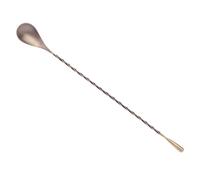 Barfly Teardrop Bar Spoon, 11 13/16" (30 cm), Antique Gold