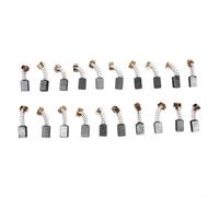 Bargain Bulk Package of Twenty Reliable Carbon Brush Components Sized Five by Eight by Twelve Millimeters Perfect For Any Repair Needs