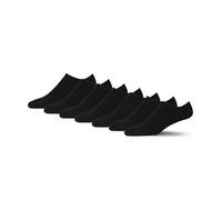 BARGAIN BUNDLE Mens Bamboo No Show Socks - Size 7-11 Socks - 7 Pairs (Black)