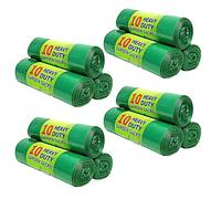 BARGAIN FACTORY - Garden Bin Bags 100L Heavy Duty Bin Liners - Extra Strong - Multipurpose for Garden Bins - Made from Recycled Waste - Pack of 120