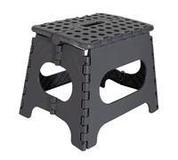 BARGAIN FACTORY Super Strong Folding Step Stool - 11" Sturdy Enough to Hold Upto 300 LBS - Lightweight Foldable Step Stool for Adults and Kids - Opens with one Flip Great for Kitchen, Bathroom Bedroom
