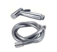 Bargain Handheld Shower Head Douche Toilet Bidet Spray Wash Jet Shattaf with PVC Rubber Leakproof Hose Kitchen Bathroom Accessories(PVC Hose 150cm 59" + Sprayer)