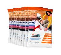 Bargain House 40 × 60cm Vacuum Storage Bags, Double Zip, Pack of 6