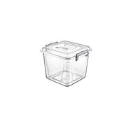 Bargain House 8.5 Litre storage box Air tight Plastic Pantry Box Transparent with Clip Handle, BPA Free, Kitchen Storage Containers for Food, Flour, Biscuits, Pet Food, Flour, Baking items (Pack of 1)
