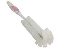 Bargain House - Bottle Cleaning Brush with Long Handle - For Narrow Neck Containers, Water Bottle, Feeding/Baby Bottles, Drinking Glassware - Firm Grip, Hanging Hole & Dishwasher Safe - Random Color