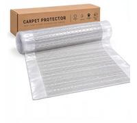 Bargain House Clear Vinyl Carpet Runner Protector Waterproof 3.5m x 0.68m | Heavy-duty clear vinyl carpet protector with waterproof design. Helps guard carpets from spills, dirt and everyday